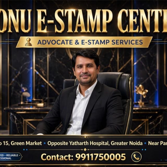 Sonu Chaudhary at Sonu E-Stamp Center
